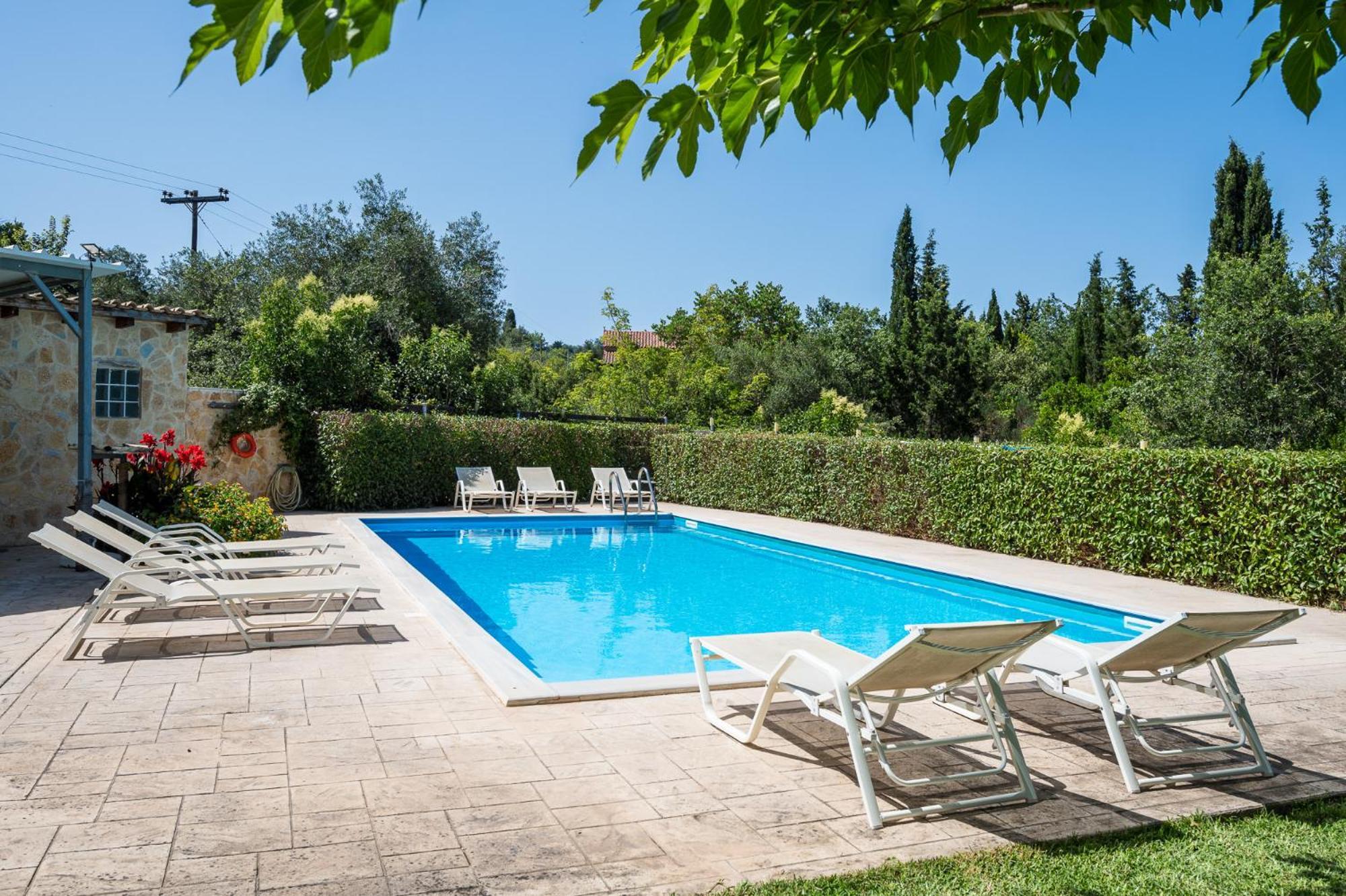 Villa Nefeli With Private Pool By Konnect Дассия Экстерьер фото